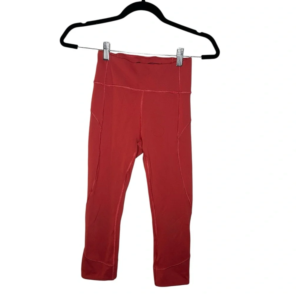 lululemon In Movement Crop 19” High Rise Leggings in Vintage Rose‎